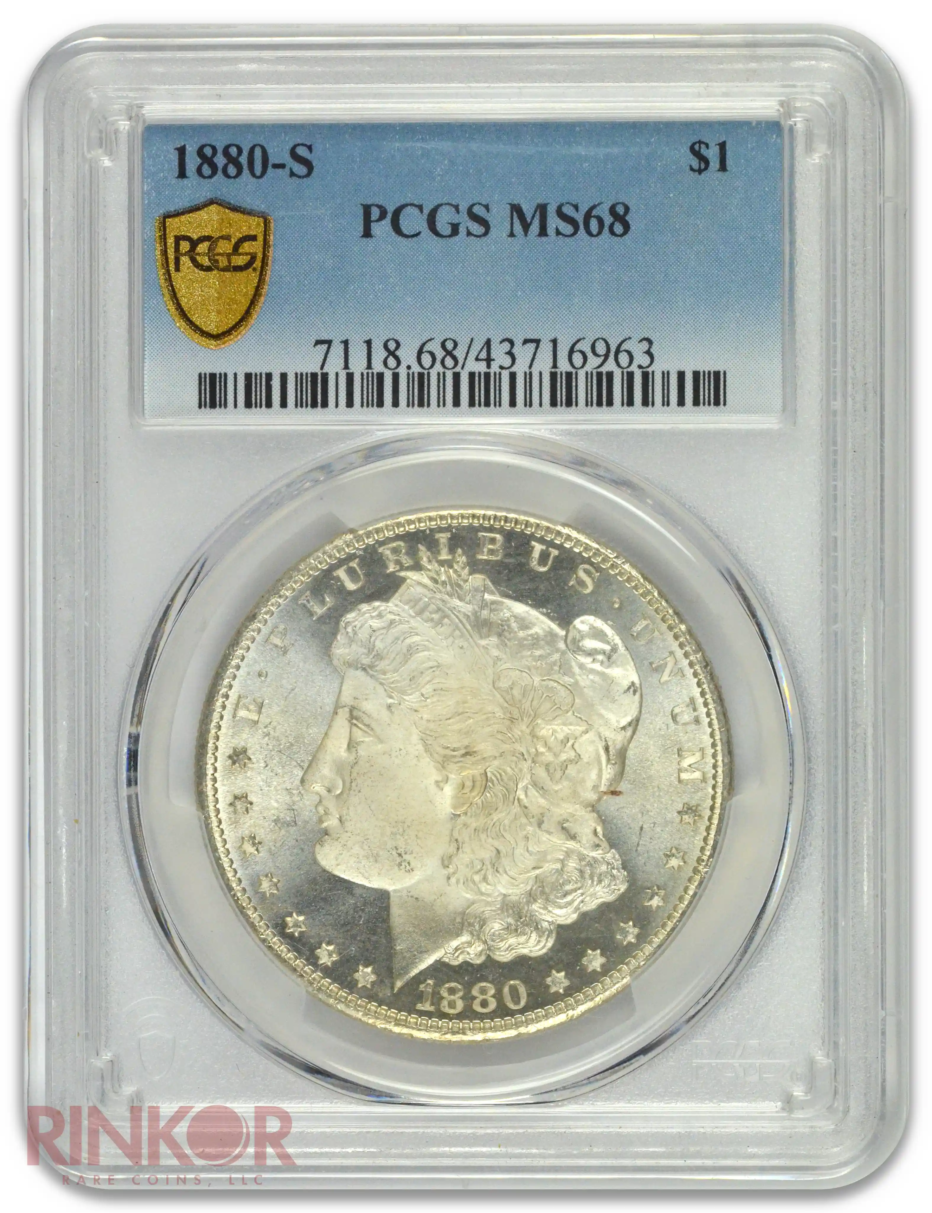 1880-S $1 Morgan Dollar PCGS MS 68