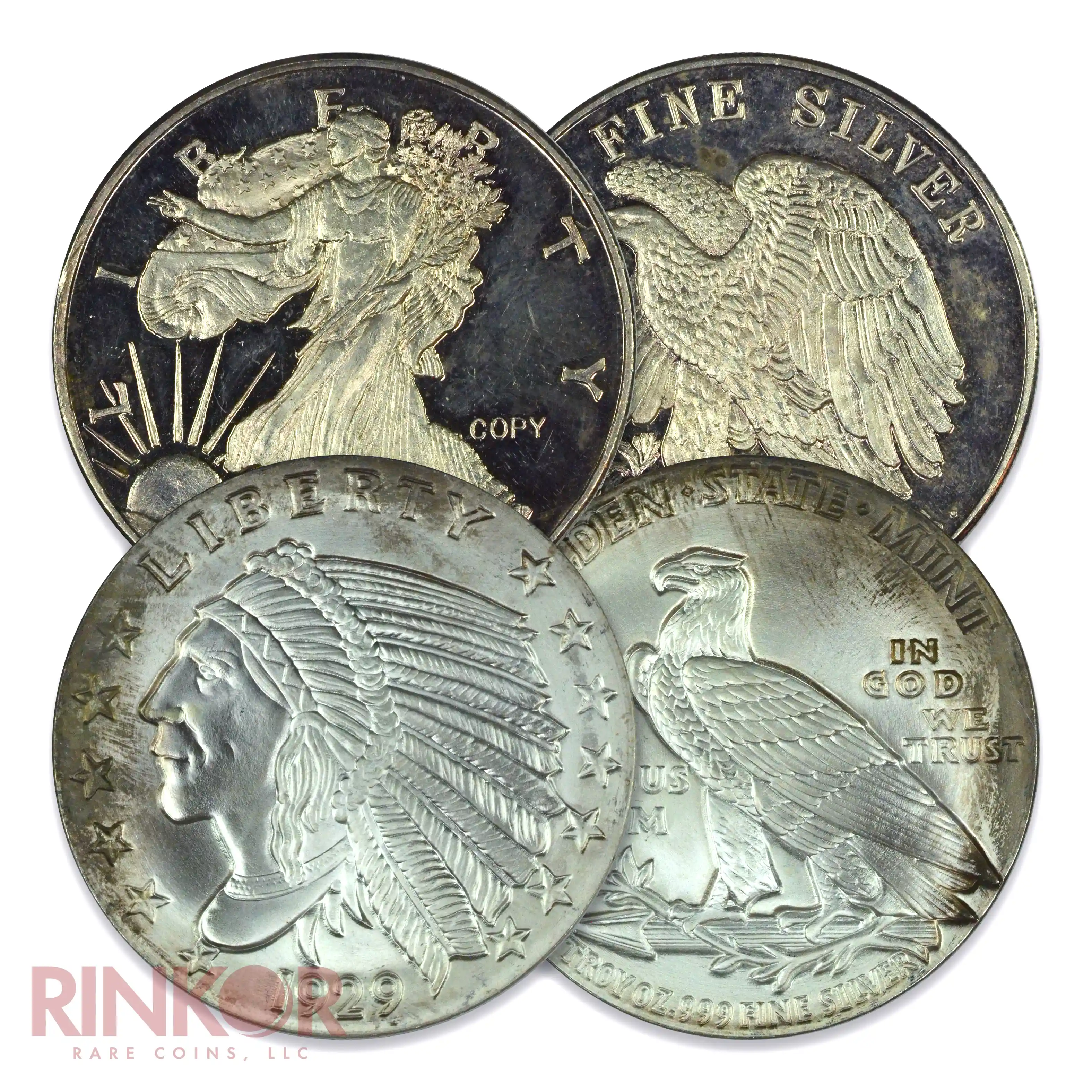 2oz Silver Round (Assorted Brands & Designs)