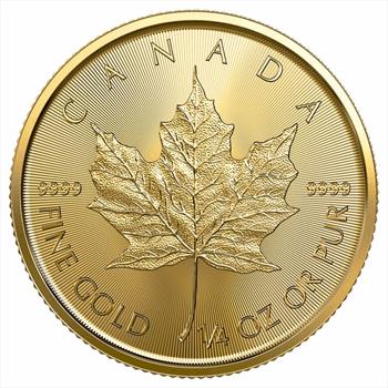 1/4 oz Gold Maple Leaf - Sealed (Year Varies) image 3