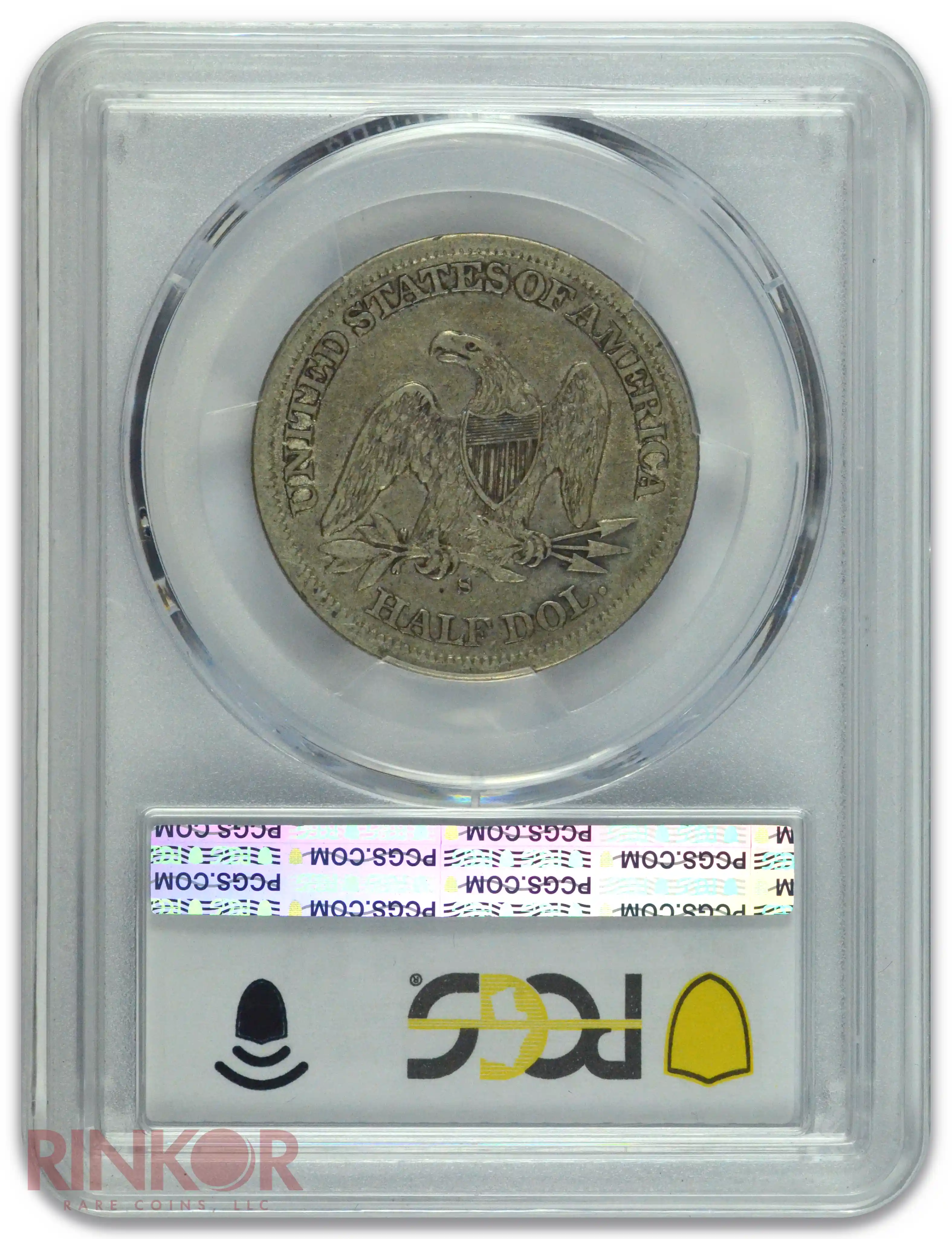 1863-S Seated Liberty Half Dollar WB-3 PCGS VF-35 CAC