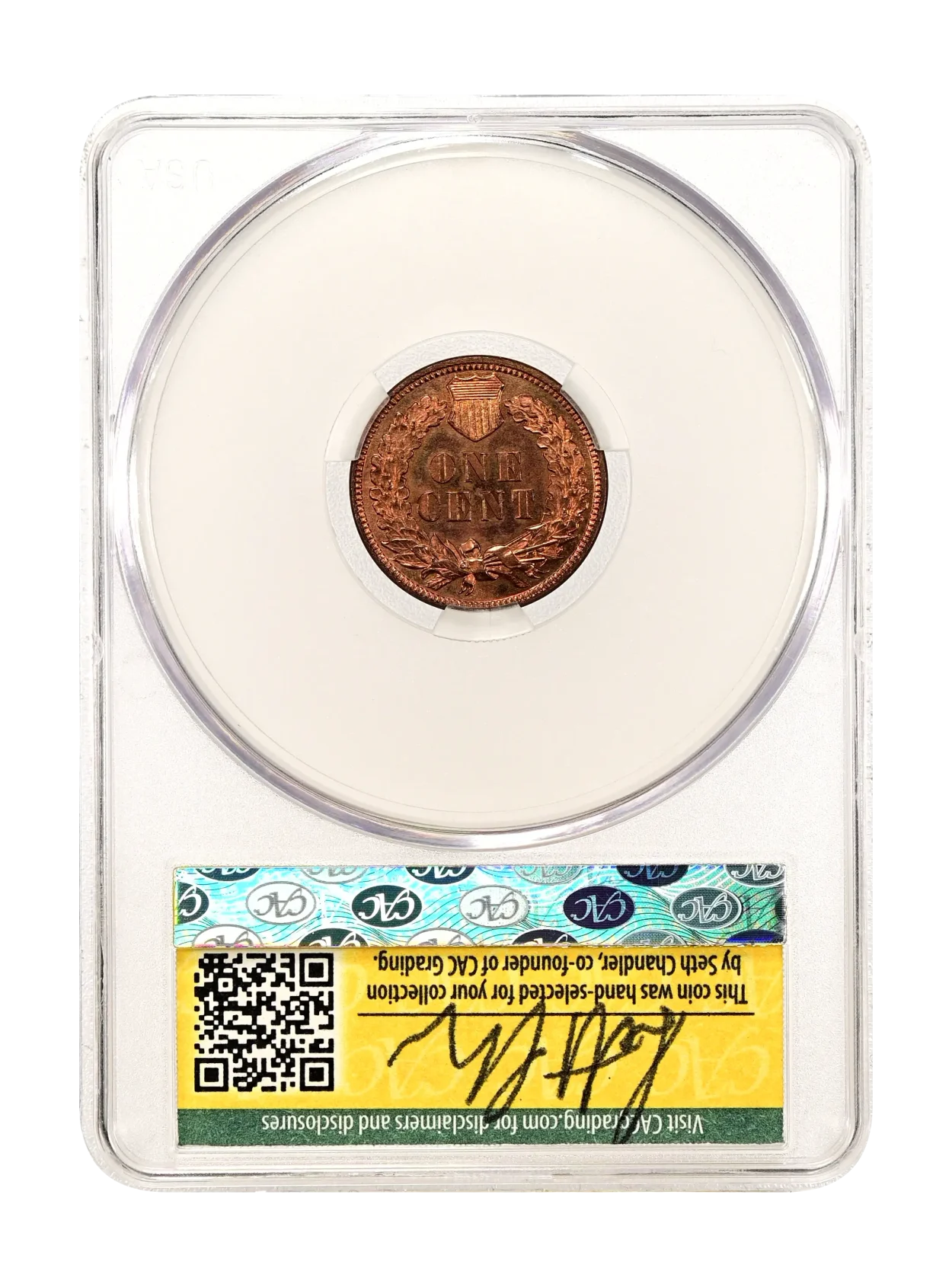 1884 1c CACG PR 66 RD WitterBrick