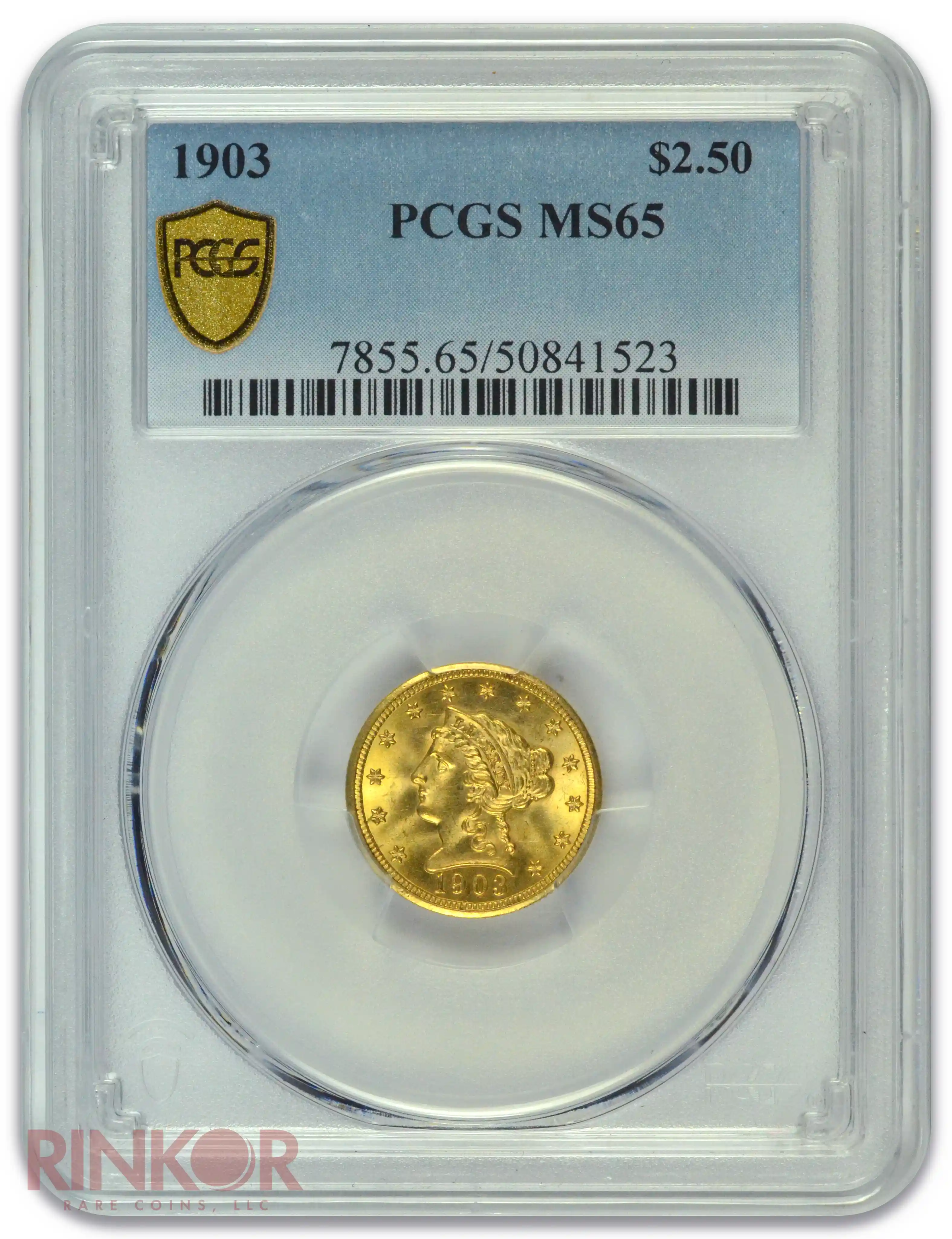 1903 $2.50 Liberty Head PCGS MS 65