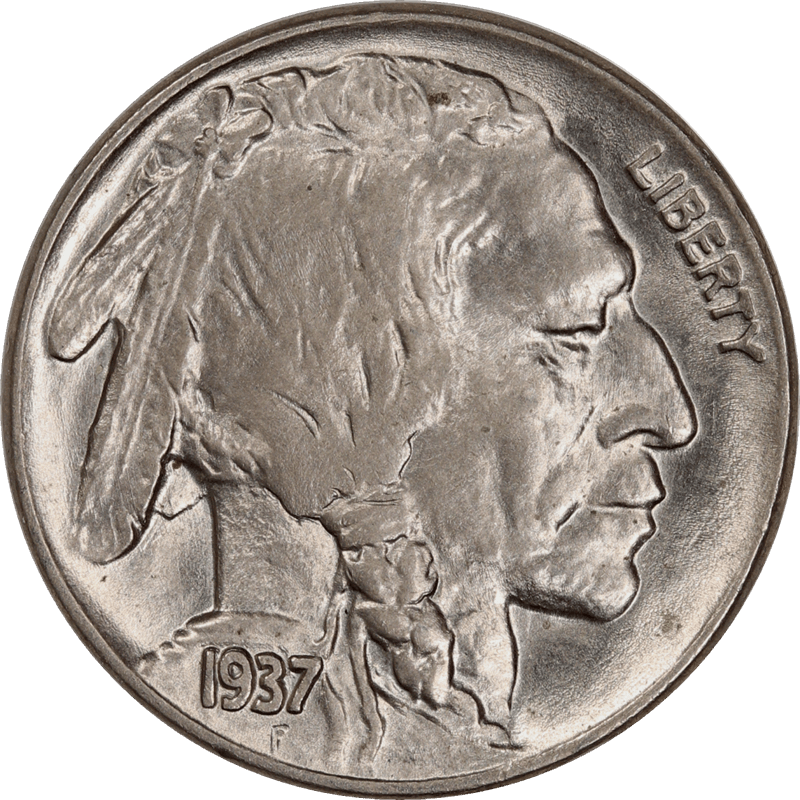 1937 Buffalo Nickel 5c, Uncirculated