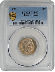 1926 Buffalo PCGS MS 67