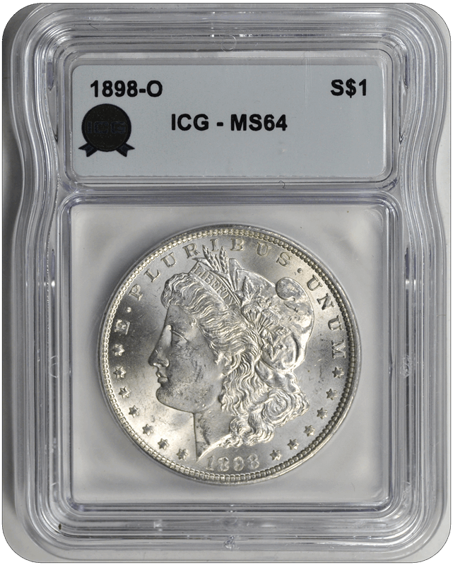 1898-O Morgan ICG MS 64