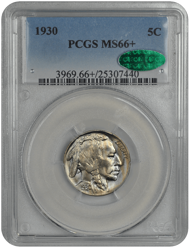 1930 Buffalo PCGS CAC MS 66+