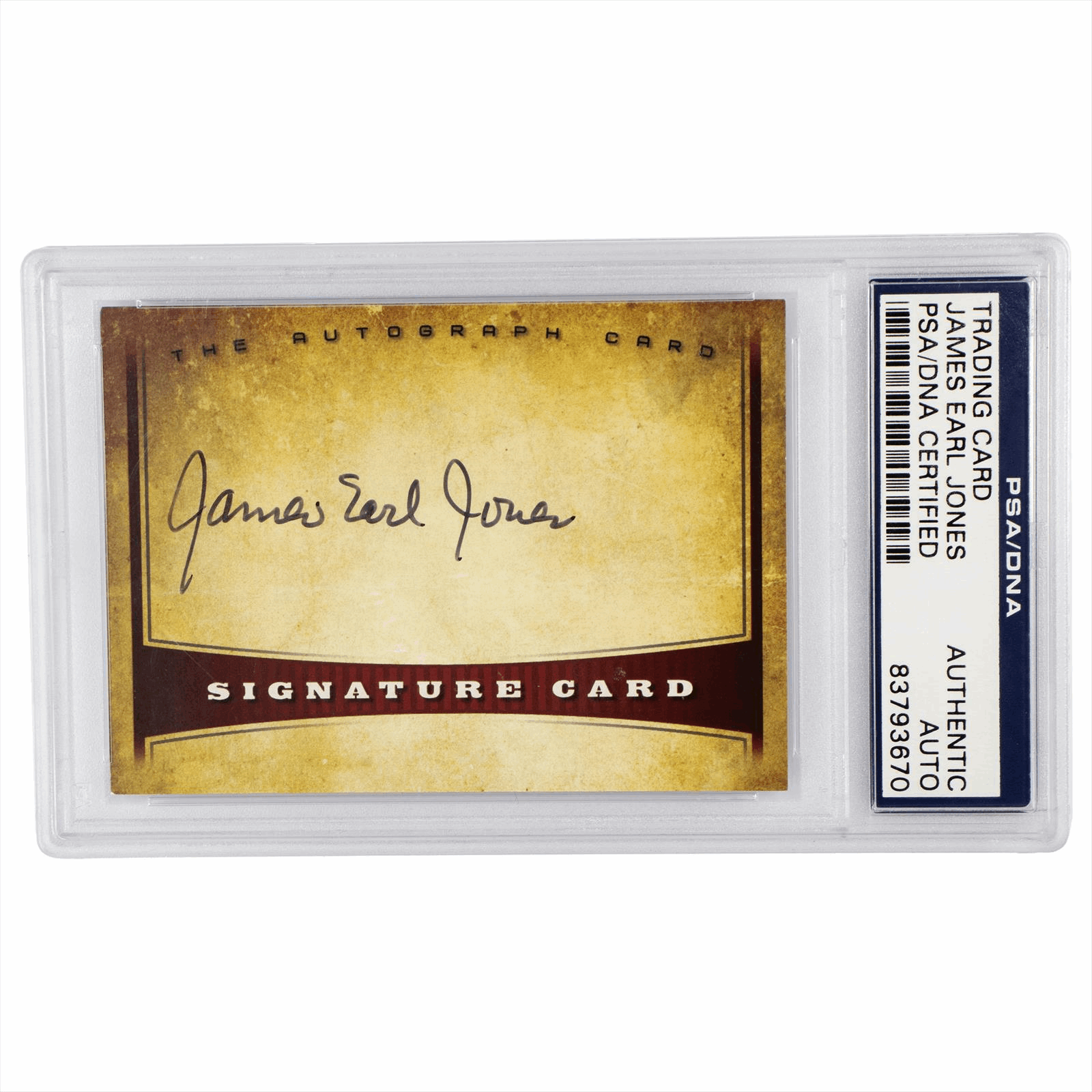 Trading Card James Earl Jones PSA/DNA Certified Authentic Auto 