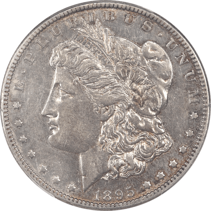 1895-O Morgan Silver Dollar $1 PCGS AU50 Better Date Coin