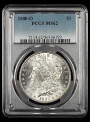 1880 O $1 PCGS MS62