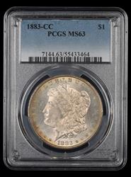 1883-CC $1 PCGS MS 63