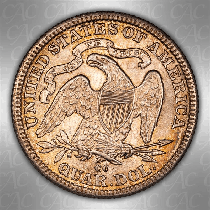 1878-CC 25C CACG MS 63 