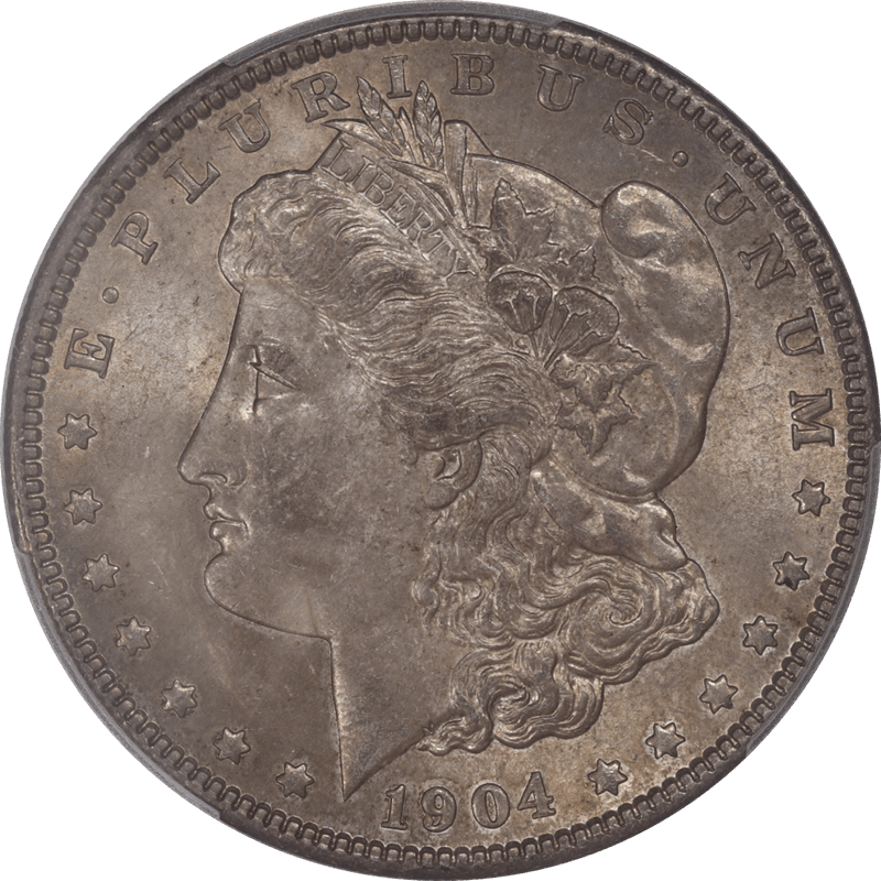 1904 Morgan Silver Dollar $1 PCGS MS63 CAC