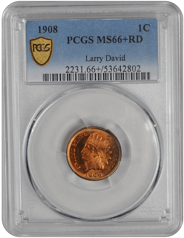 1908 Indian Head PCGS RD 66+