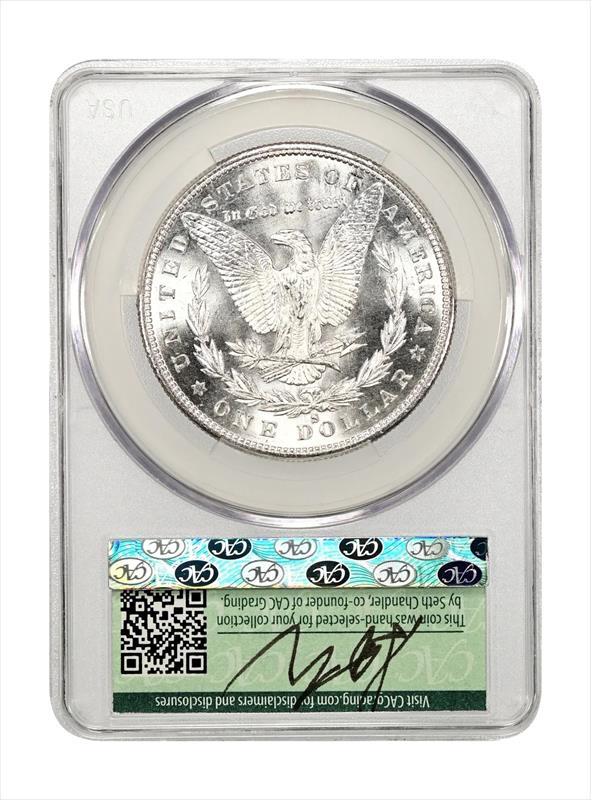 1880-S $1 CAC MS 64