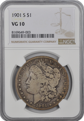 1901 S  Morgan Dollar NGC VG-10