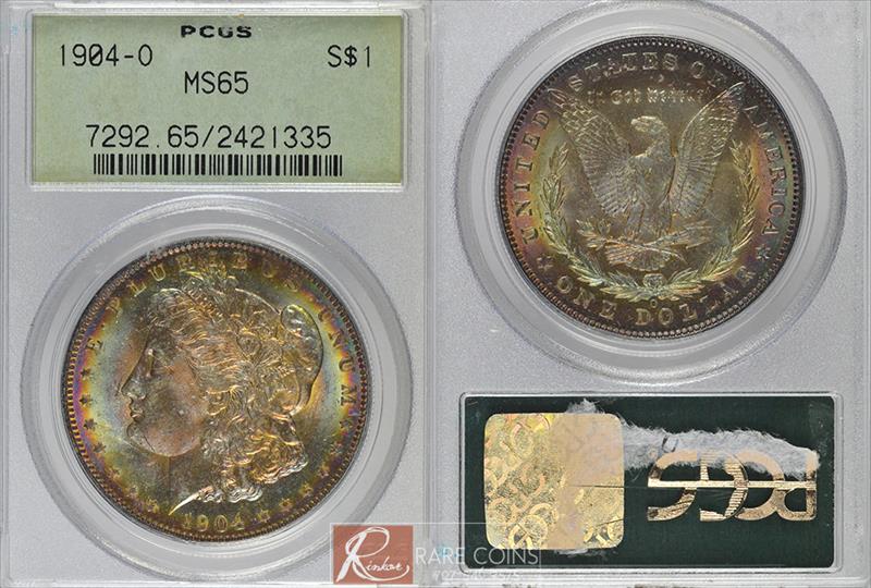1904-O $1 Toned PCGS MS 65