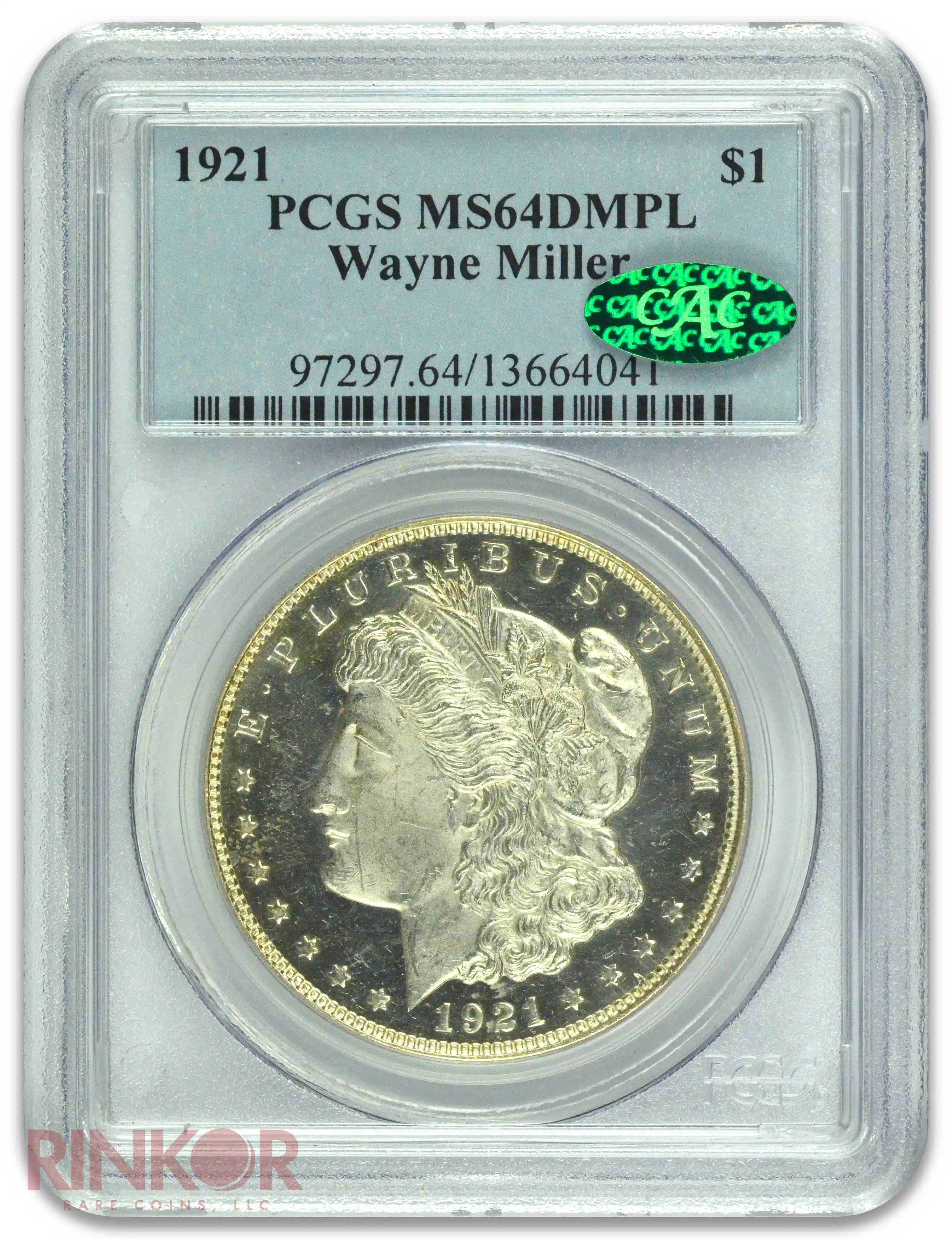 1921 $1 Morgan Dollar PCGS