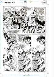 Superman: The Man of Steel #92, Page 20 Artist:  Tom Grindberg (Penciller) ,  Tom Palmer (Inker) Media Type: Pen and Ink Art Type: Interior Page 