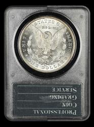 1890 CC $1 Rattler PCGS MS 63 CAC