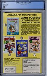 Walt Disneys Uncle Scrooge #210 CGC 9.8(Gladstone, 1986) 