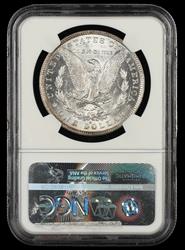 1882 O/S Top 100 S$1 VAM 3 Flush S NGC AU58
