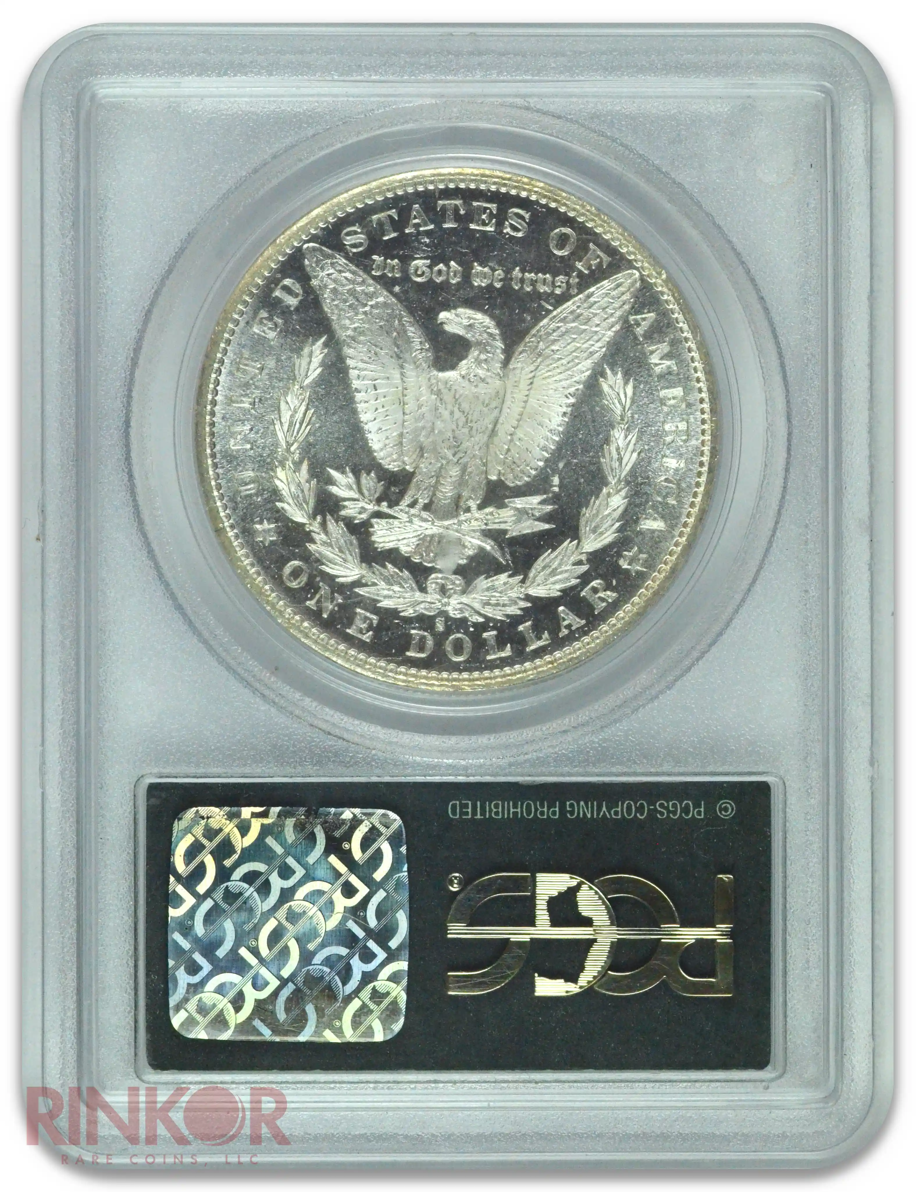 1890-S $1 Morgan Dollar PCGS MS 64 DMPL