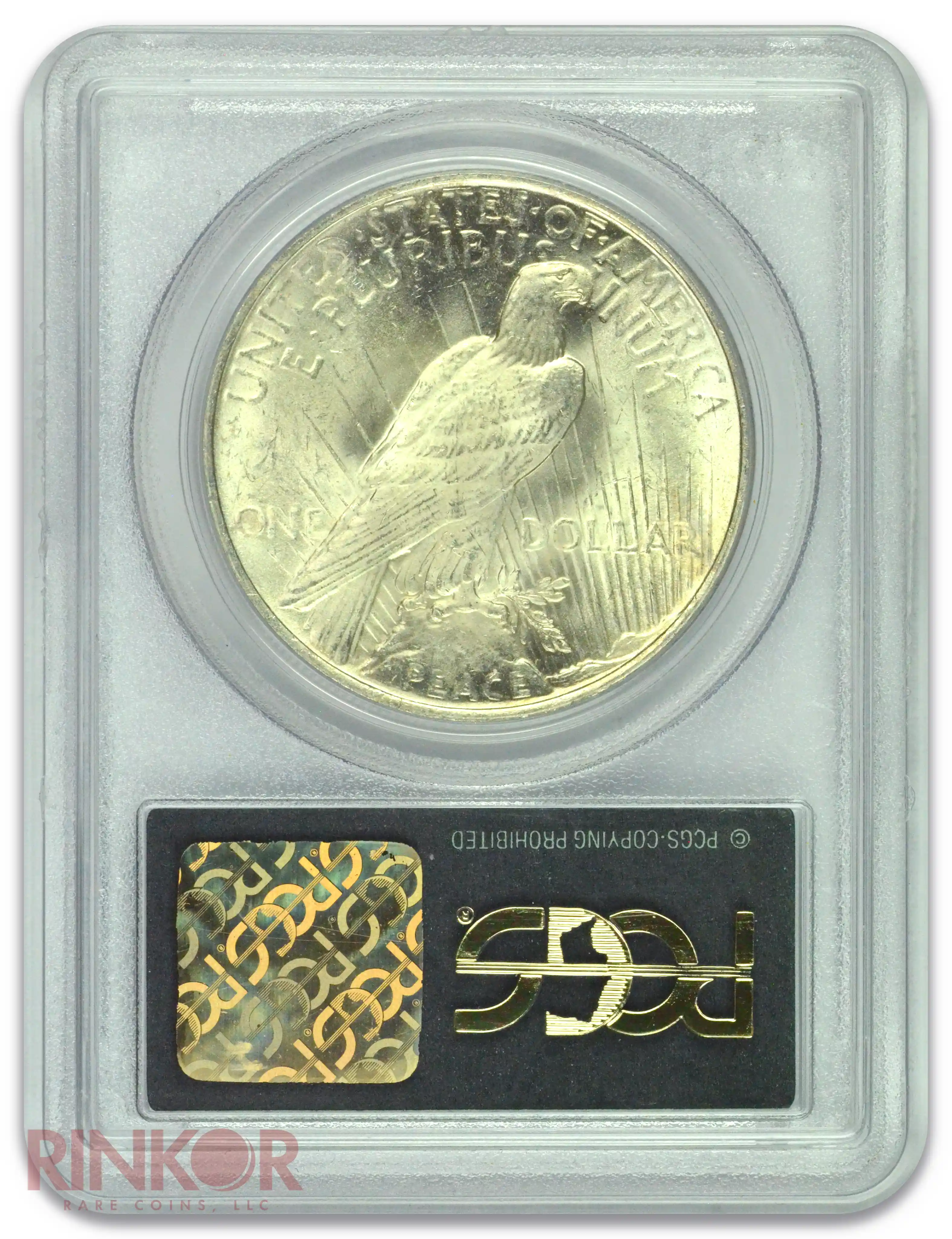 1922 $1 Peace Dollar PCGS MS 64