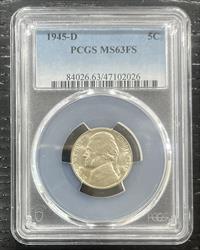 1945-D Jefferson PCGS FS 63