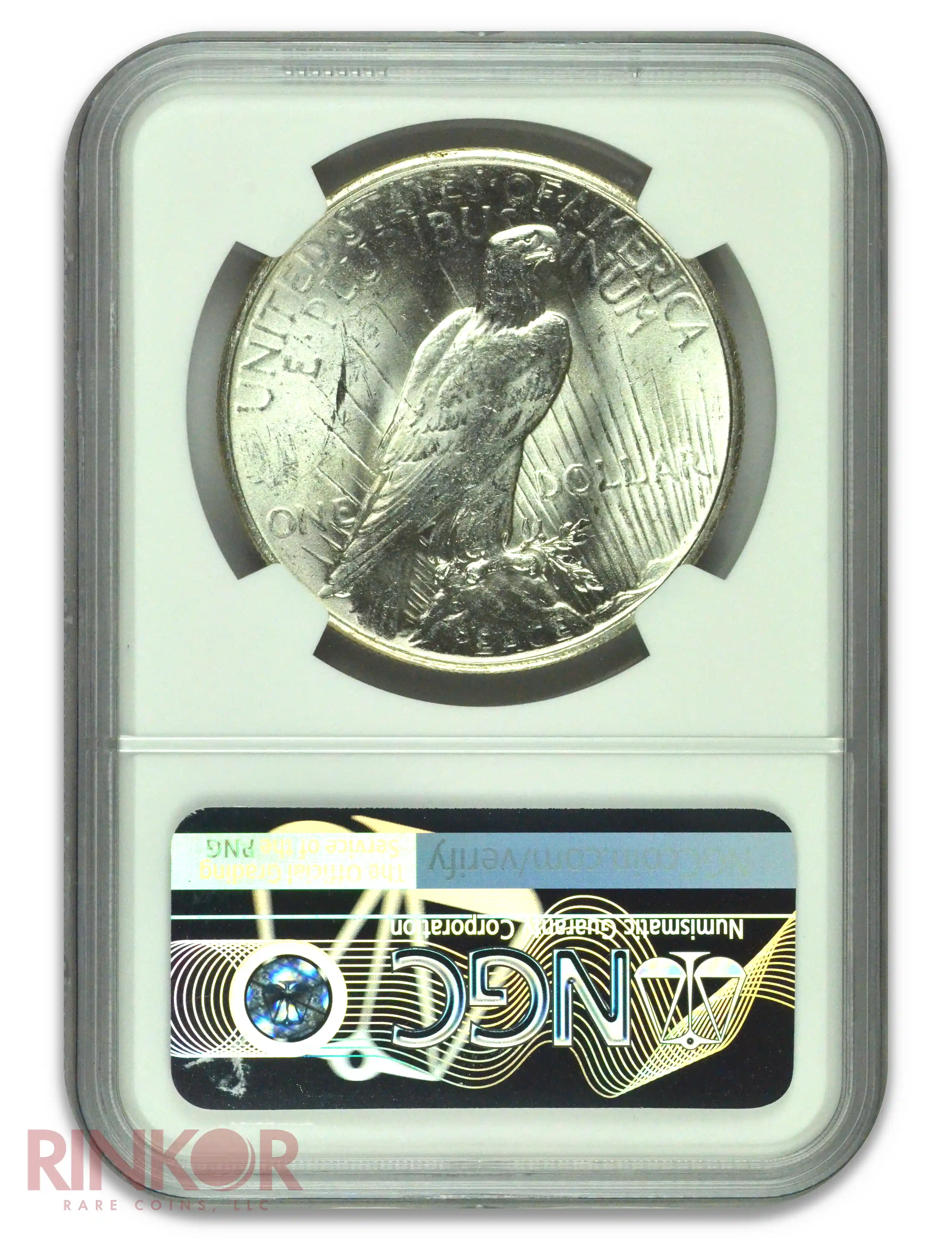 1935 $1 Peace Dollar NGC MS 64 