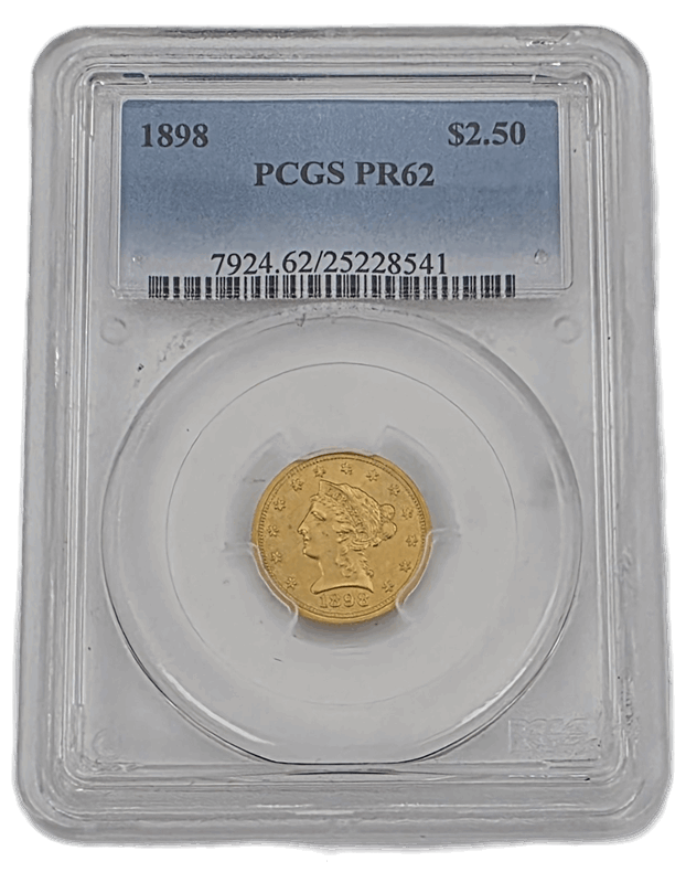 1898 Liberty Head PCGS PR62