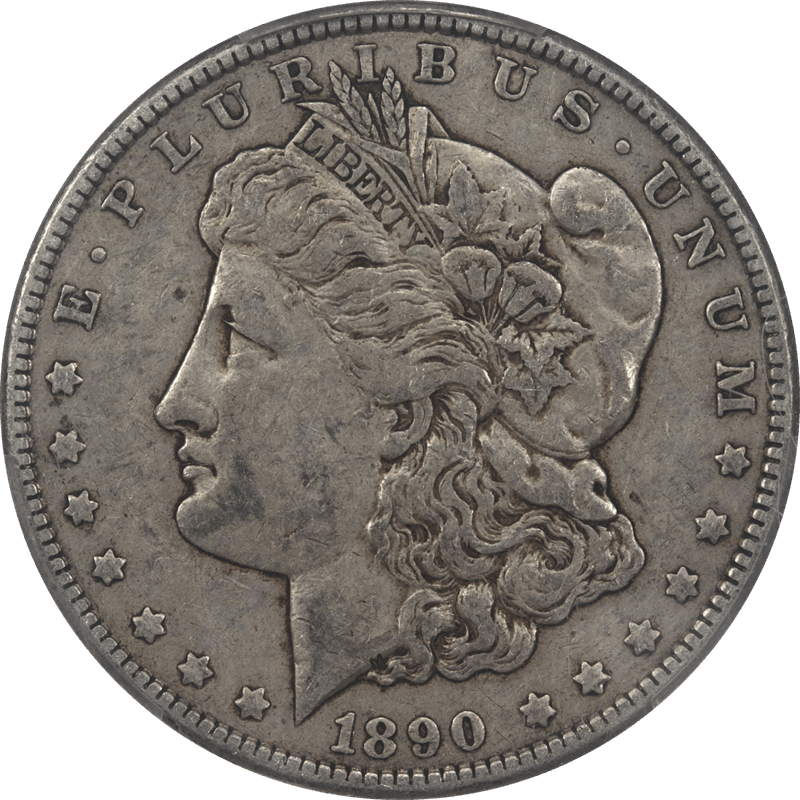 1890-CC Morgan Silver Dollar $1 PCGS XF40 - Nice Original Coin