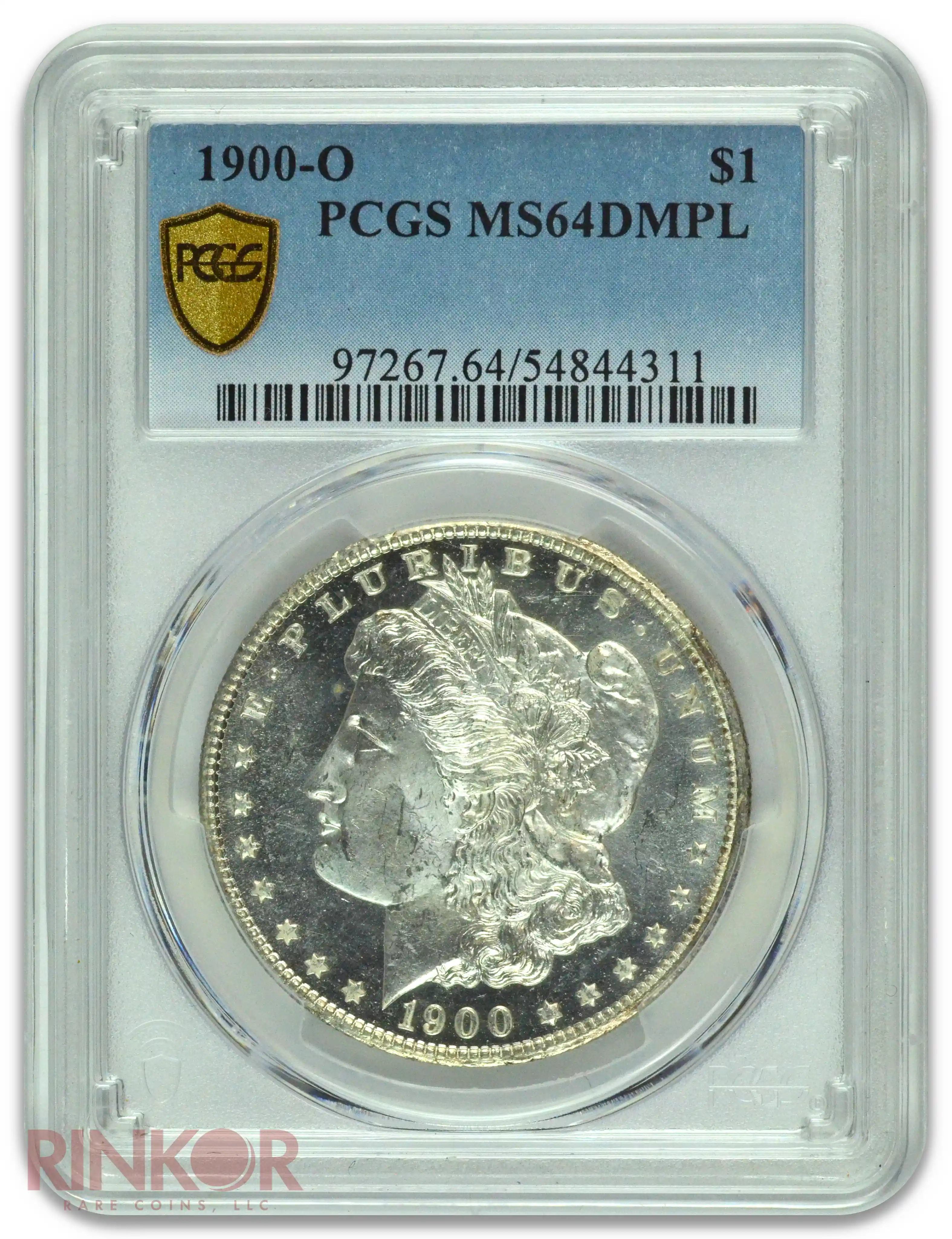 1900-O $1 Morgan Dollar PCGS MS 64 DMPL