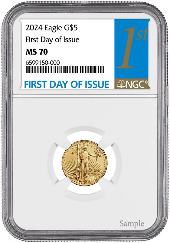 2024 $25 American Gold Eagle MS70 NGC 