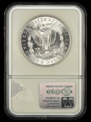 1890 O $1 NGC MS 62