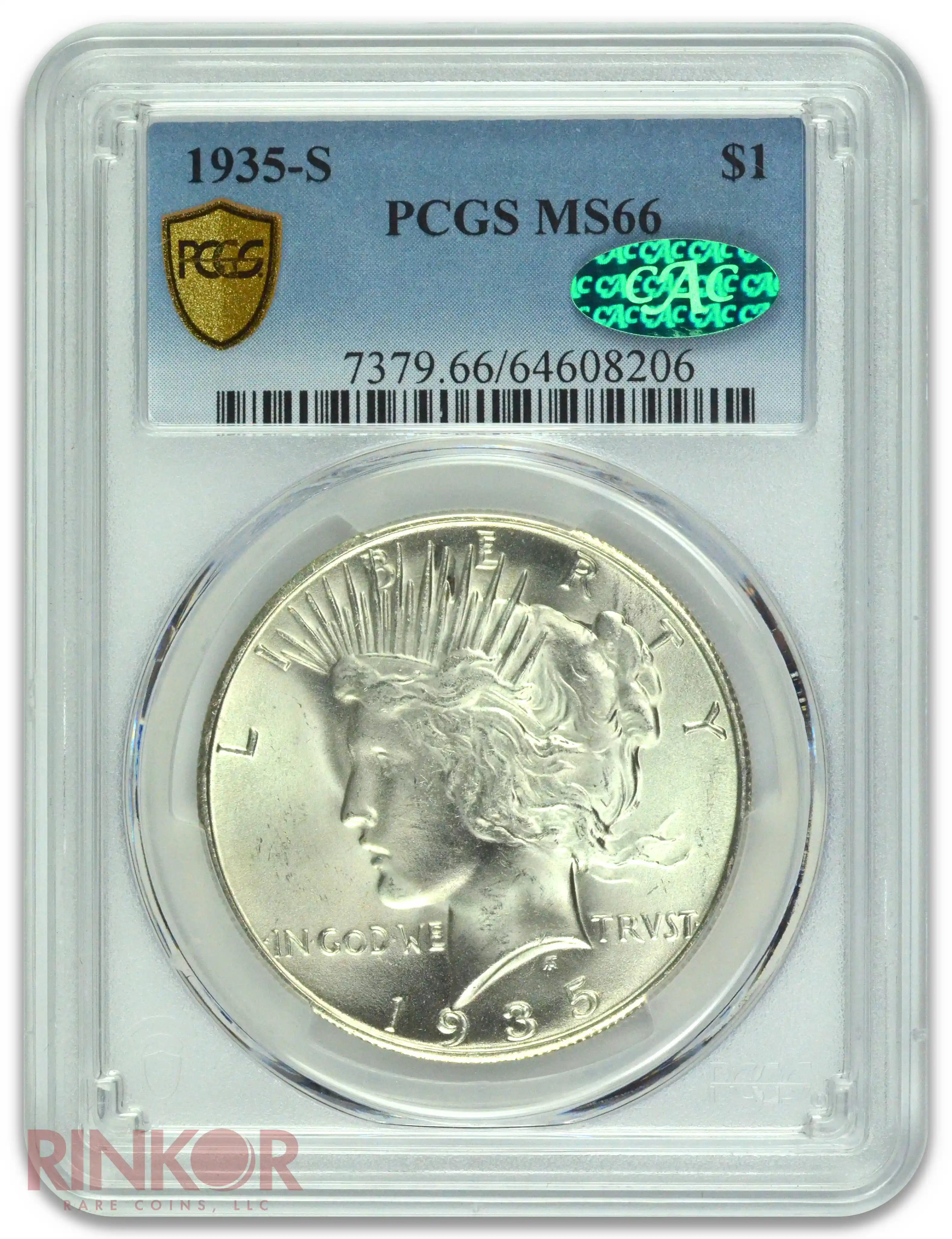 1935-S $1 Peace Dollar PCGS