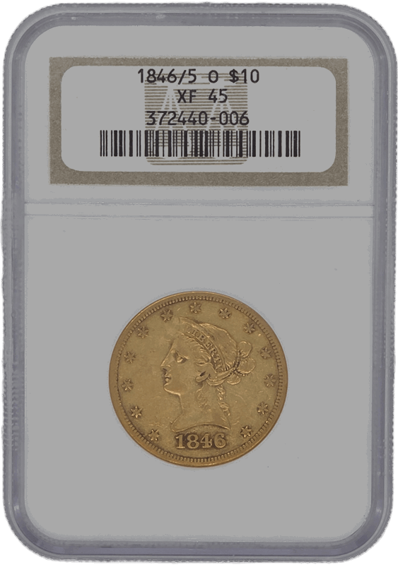 1846/5-O Liberty Head NGC XF45