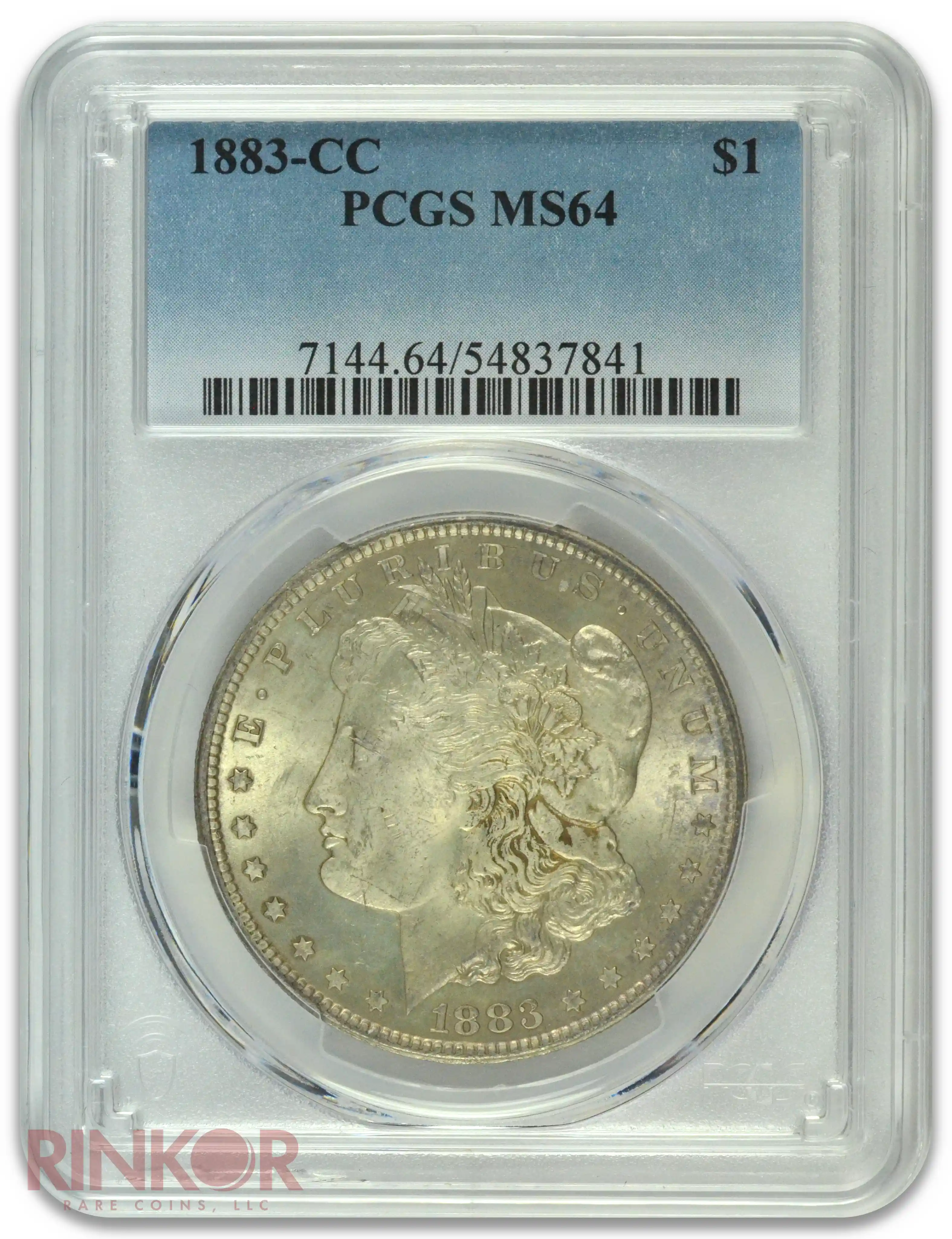 1883-CC $1 Morgan Dollar PCGS MS 64