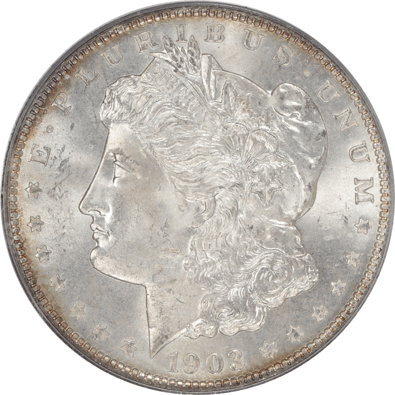 1903-O Morgan Silver Dollar$1, PCGS MS 64 CAC - Nice Original Coin