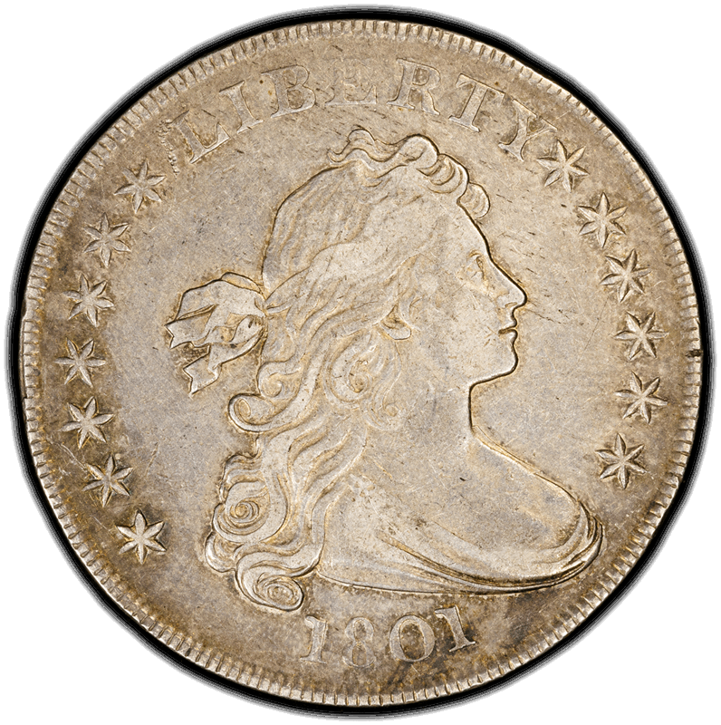 1801 $1 PCGS XF 40