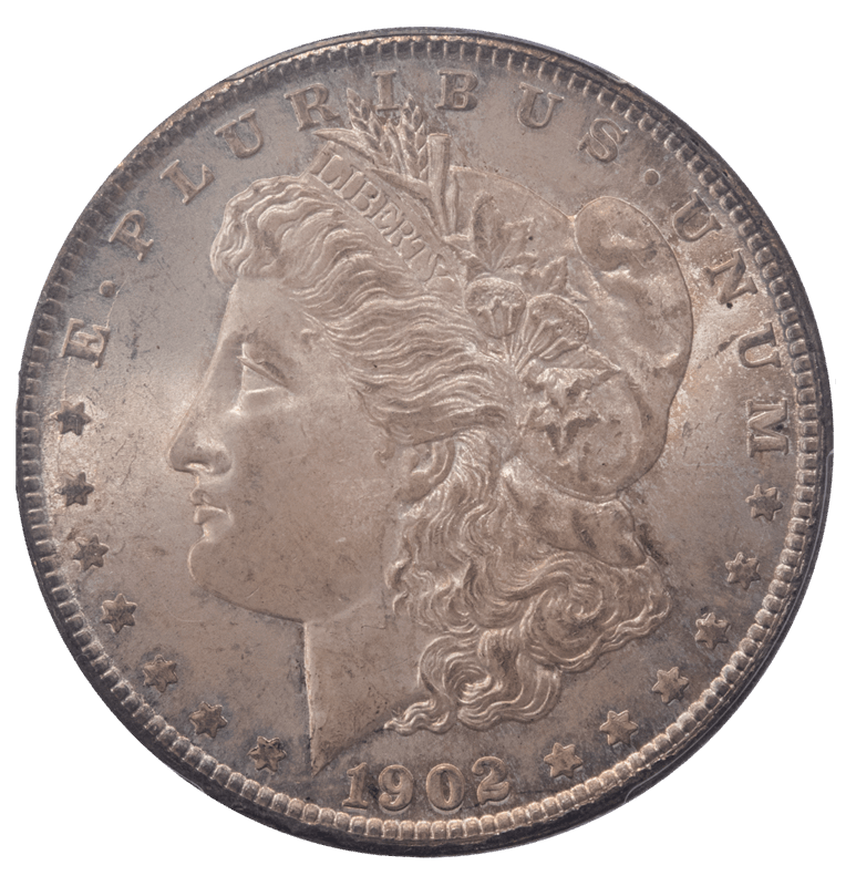 1902-O Morgan Silver Dollar, $1, PCGS MS 65 - Lightly Toned