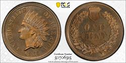 1862 1C PCGS PR 65 CAC