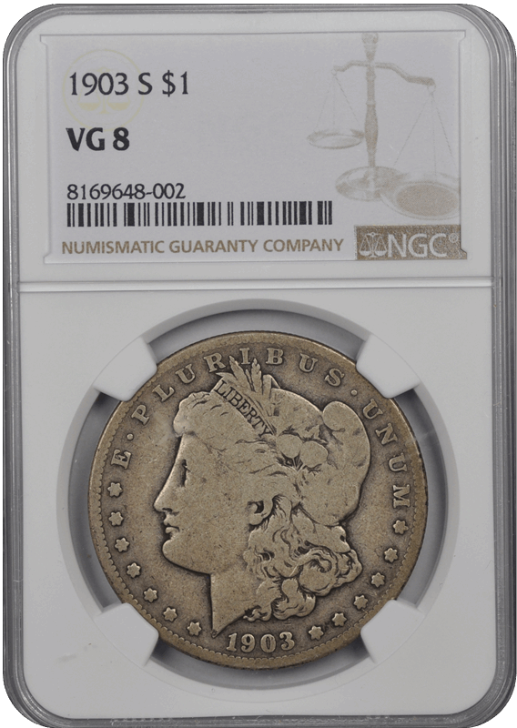 1903 S  Morgan Dollar NGC VG-8