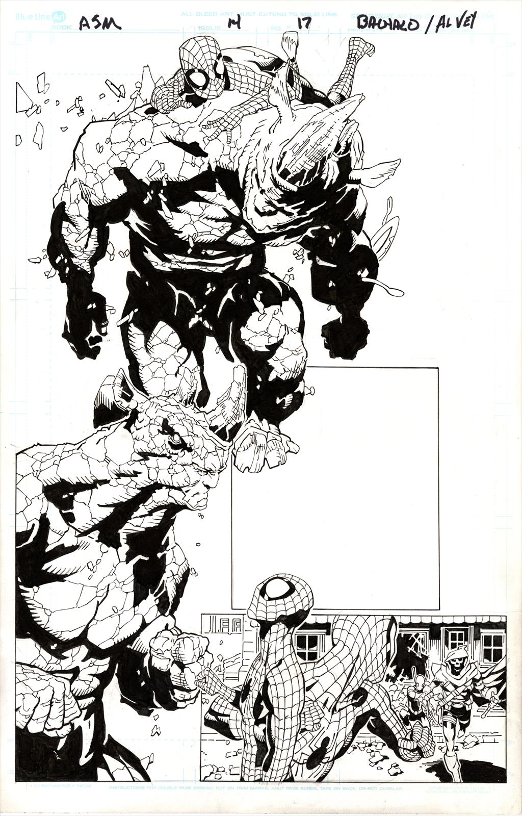 Amazing Spiderman #14 Page 17 Artist:  Chris Bachalo (Penciller) Media Type: Pen and Ink Art Type: Interior Page 