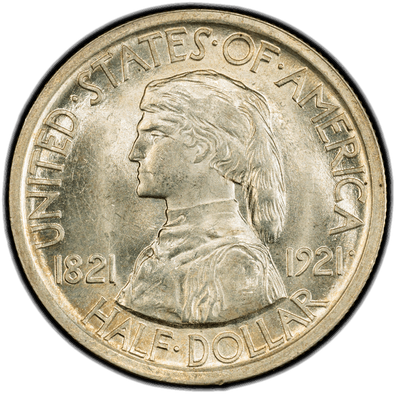 1921 50C Missouri PCGS MS64 CAC 