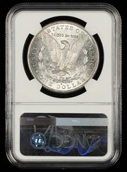 1886 S $1 NGC AU58