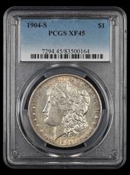 1904-S $1 PCGS XF-45