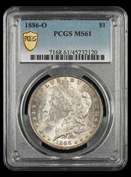 1886-O $1 PCGS MS 61