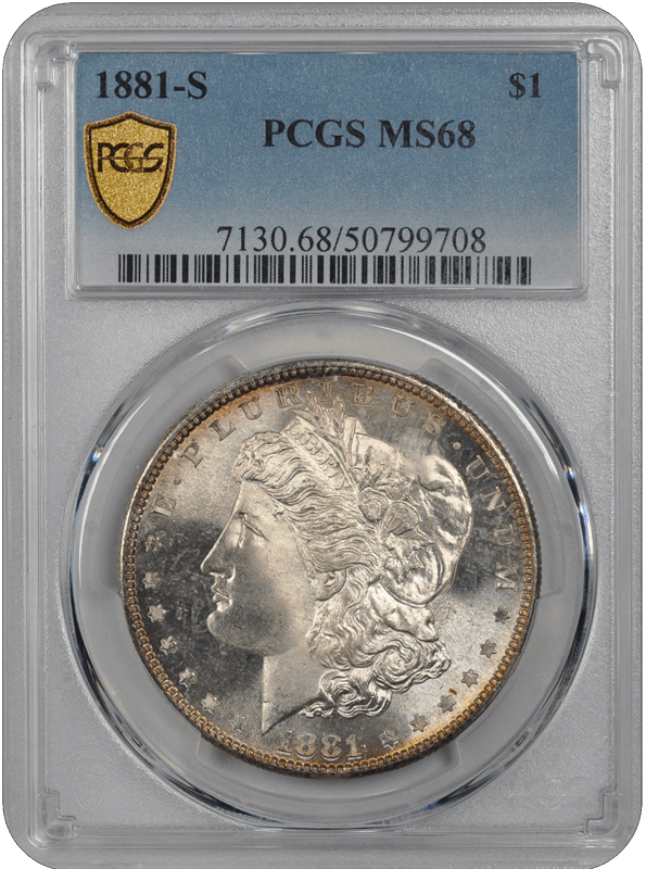 1881-S Morgan PCGS MS 68