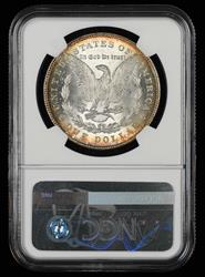 1878 7Tf Rev Of 78 $1 VAM-115 TDO Blossoms Top 100 Bill Fivaz Signature Label NGC MS 64