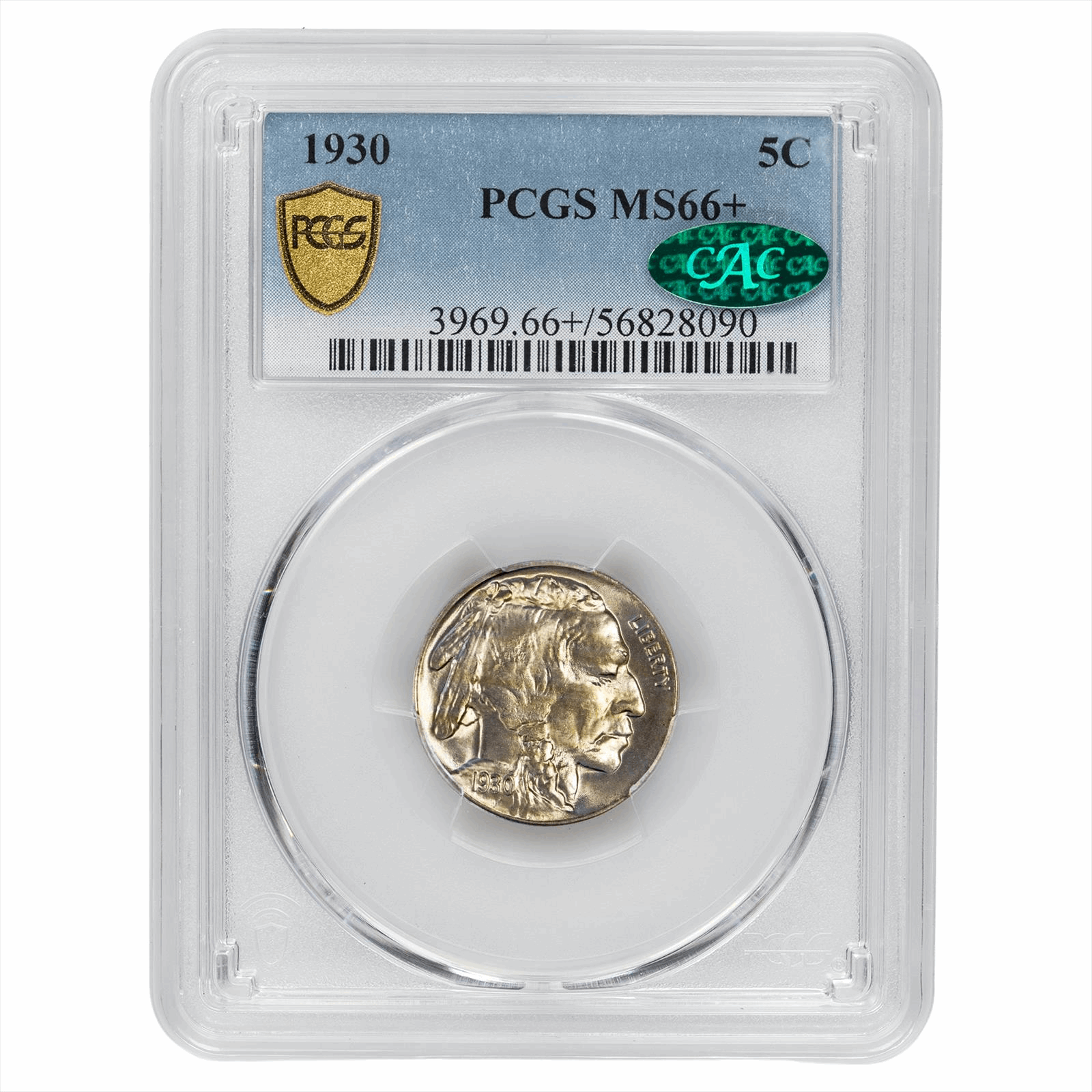 1930 Buffalo Nickel 5C PCGS MS 66+ CAC